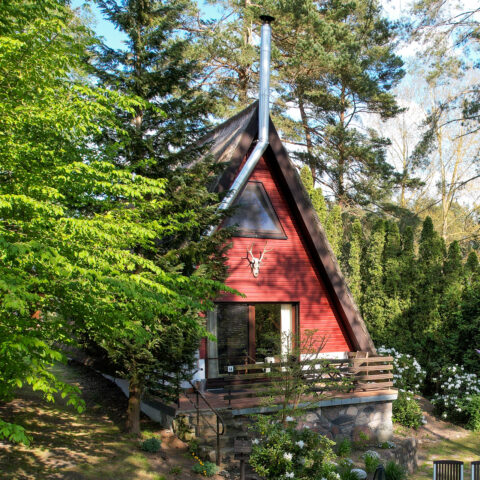 Finnhütte Nr. 14 am Garder See in M-V Finnhütte Nr. 14 - Ferienhäuser in Mecklenburg-Vorpommern - Mein-Ferienhaus.de